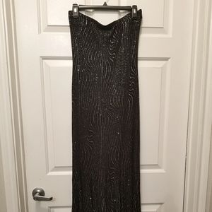 Black Fitted Mermaid Dress